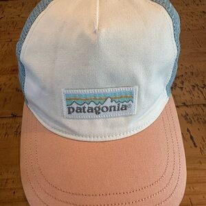 Patagonia Peach and Light Blue Cap